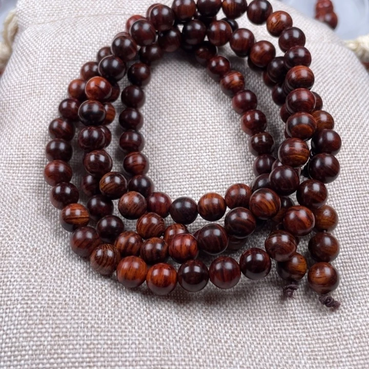 黄花梨/降香黄檀手串/手链兜海南黄花梨0.8