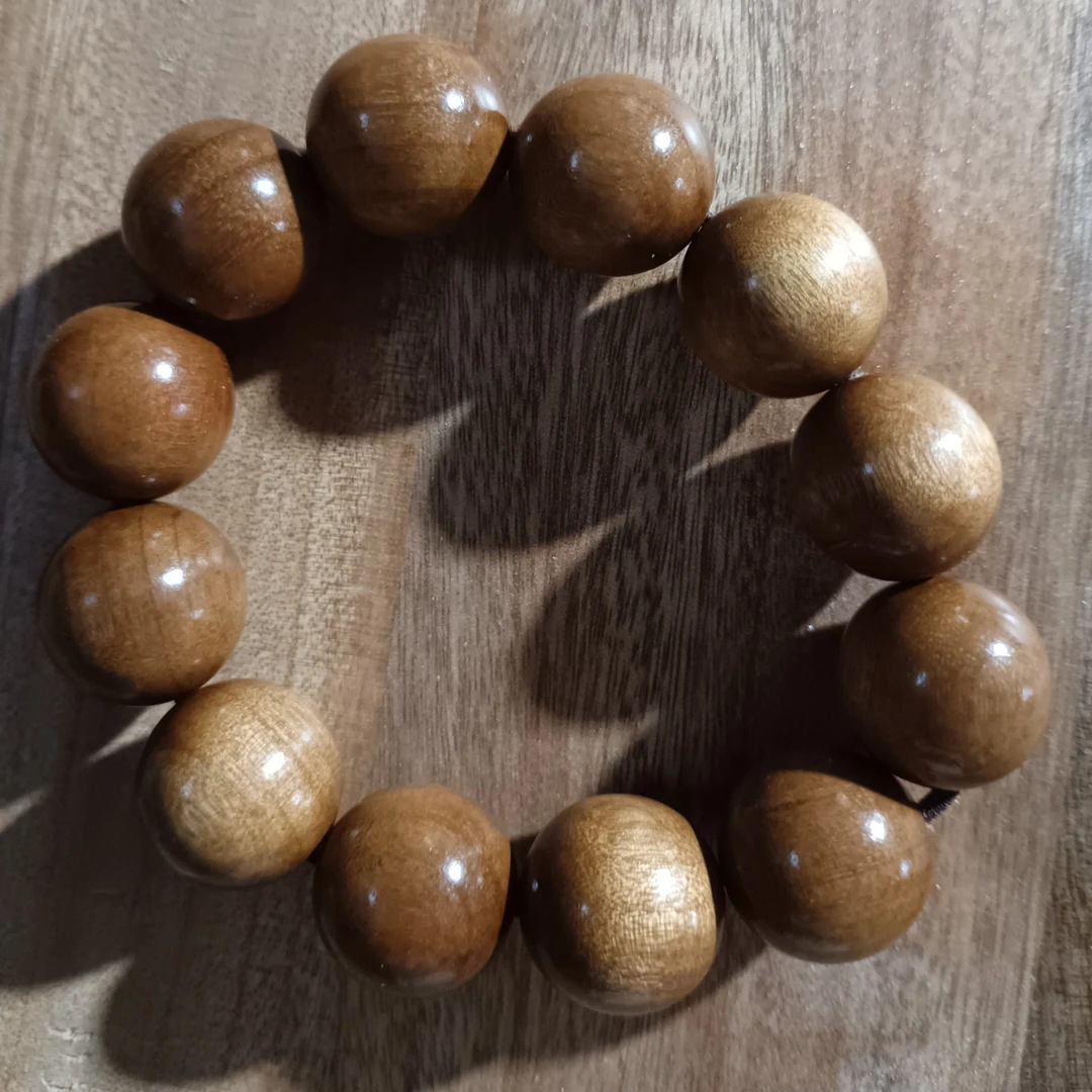 金丝楠木手串男女通用2.0x12颗时尚文玩佛珠