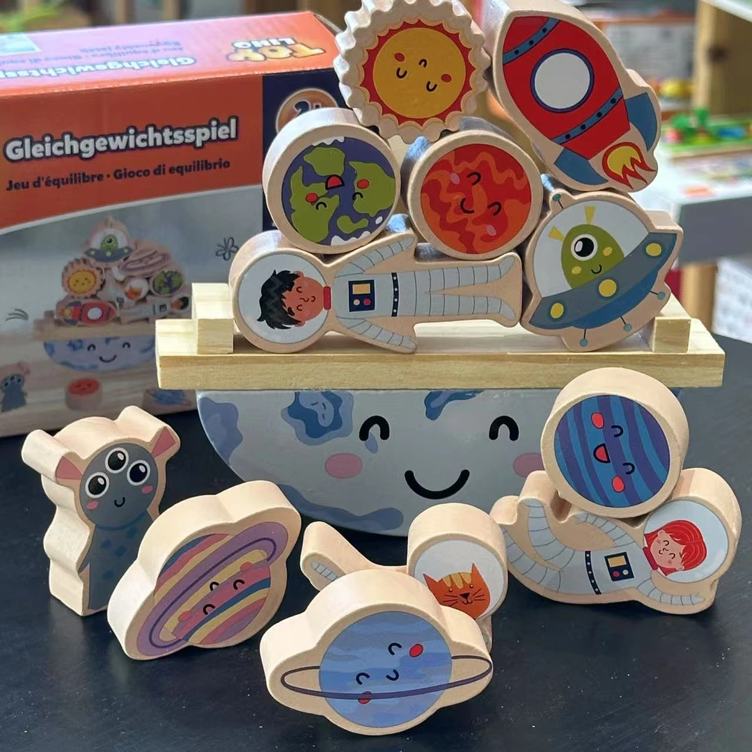 宇宙太空人平衡木儿童协调锻炼玩具