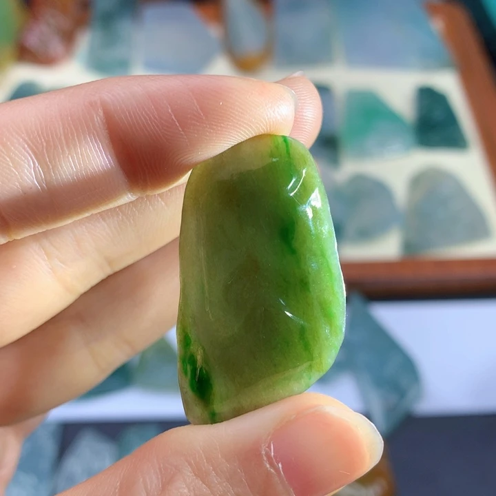 翡翠未镶嵌颈饰天然缅甸翡翠包邮