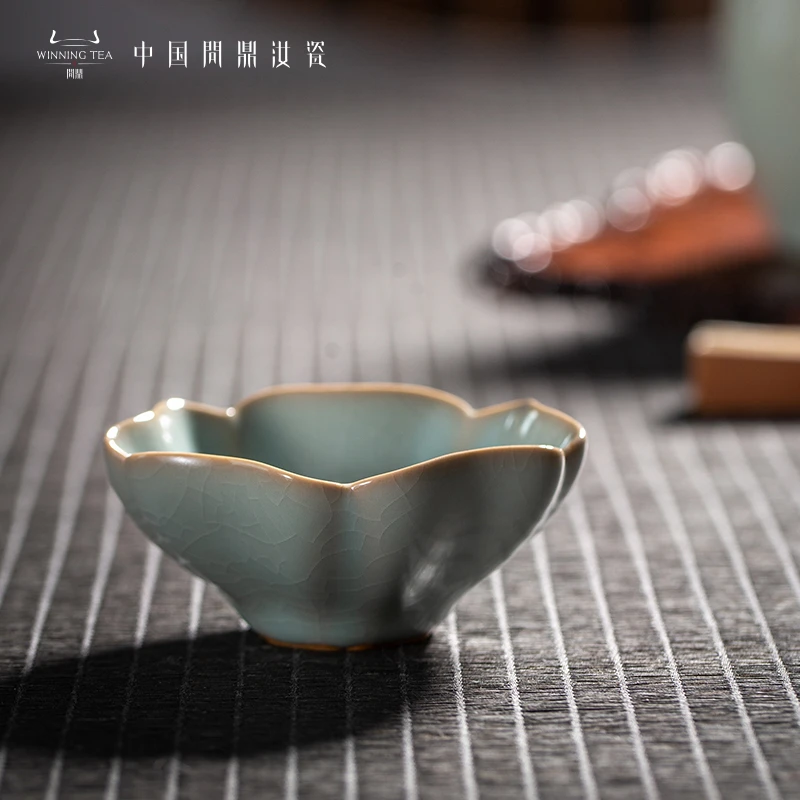 问鼎汝瓷天青壬寅葵花杯