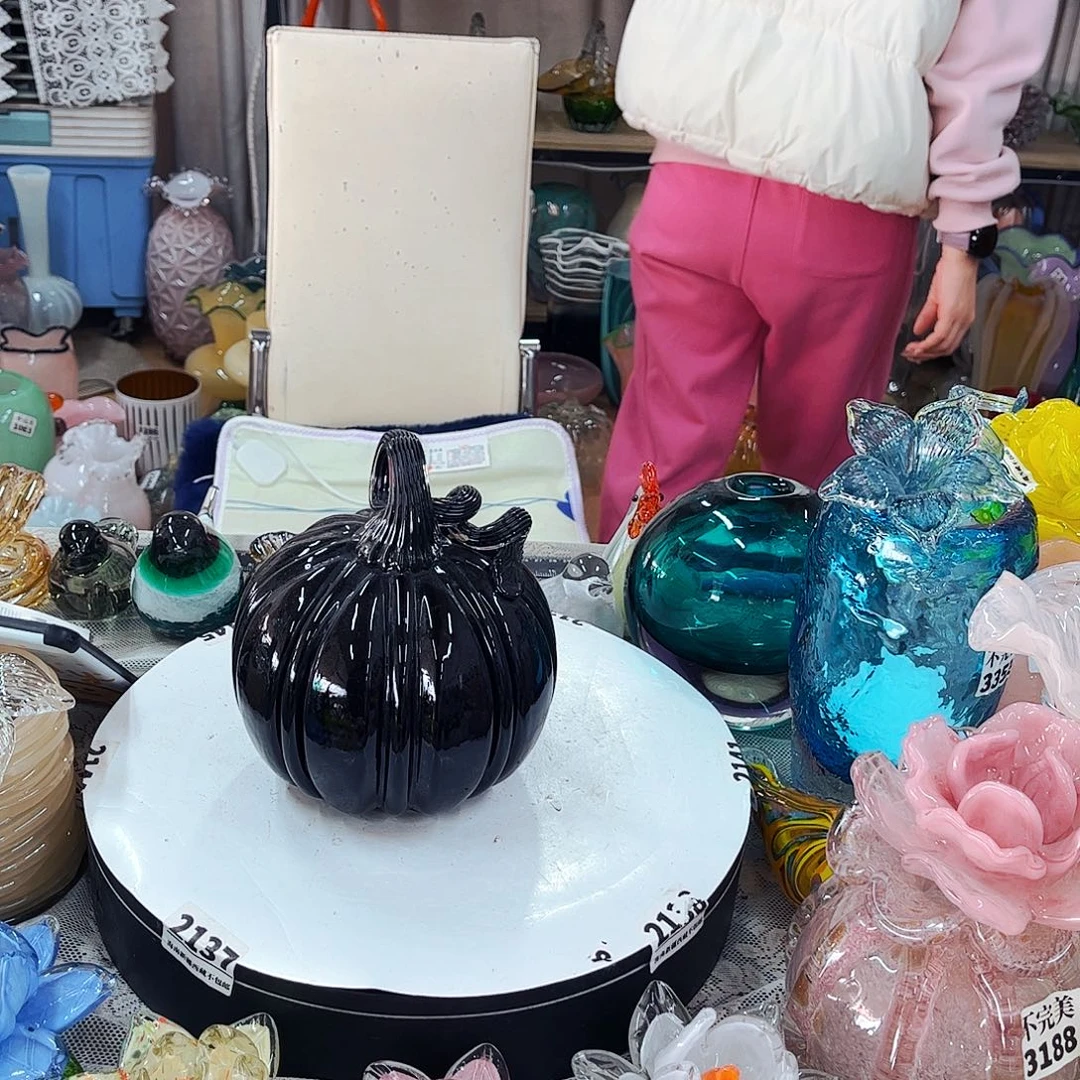 黑南瓜 特家悦琉璃工艺品不完美