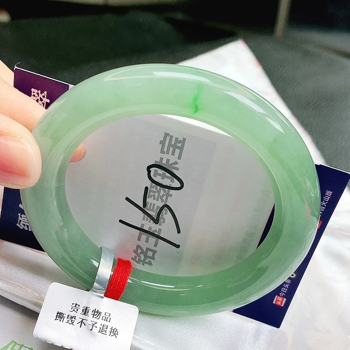翡翠未镶嵌手镯缅甸天然a货翡翠手镯