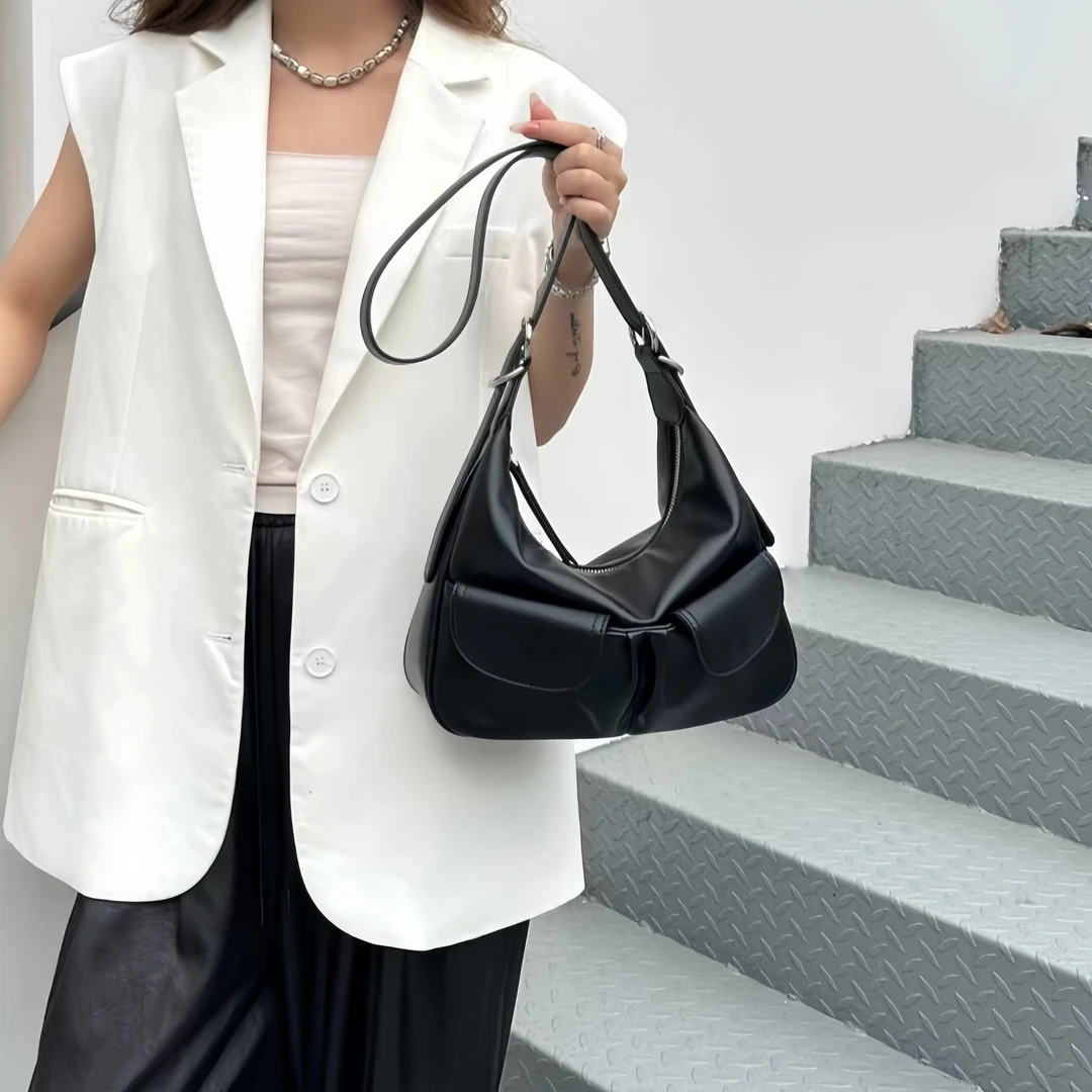 【工厂直销】81473新款时尚简约手提单肩斜跨女包A3-7