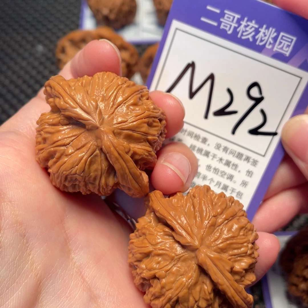 把件桃核M292号白狮子42