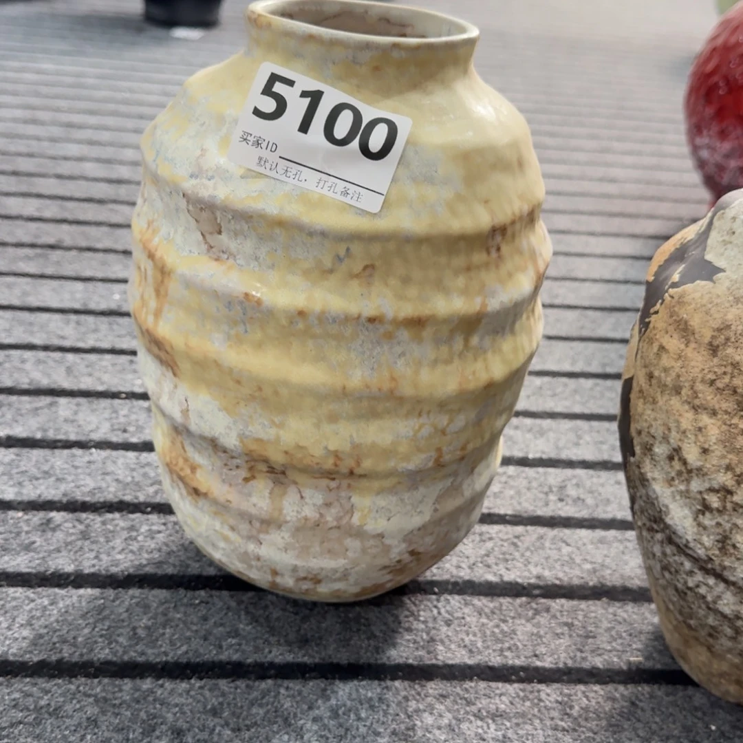 一***)摆件景德镇高温花瓶编码5100高28口8默认无孔