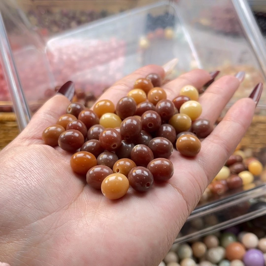 白玉菩提吊坠z12mm108颗。鹅蛋