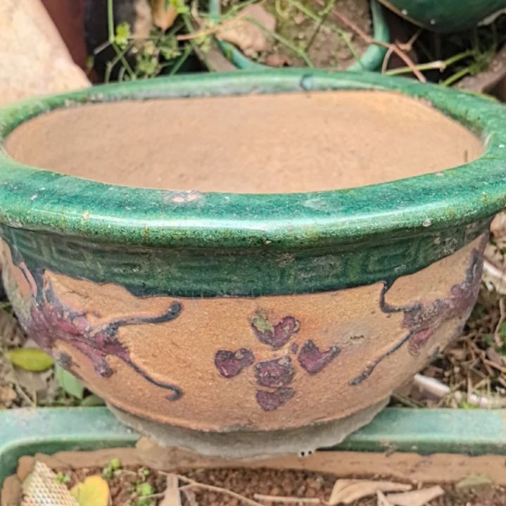 红陶寒***影石湾花盆