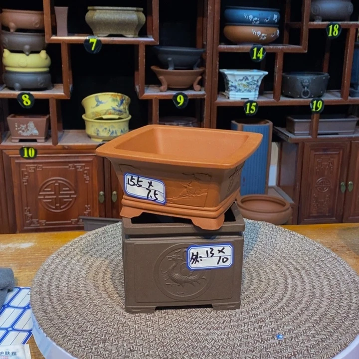 紫砂花盆紫砂艺术