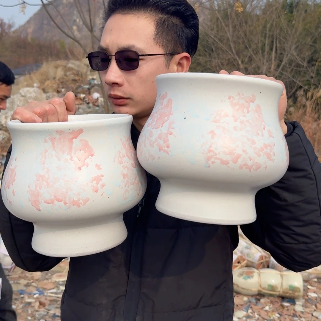 紫砂公道杯口18高19（两个粉胖精灵