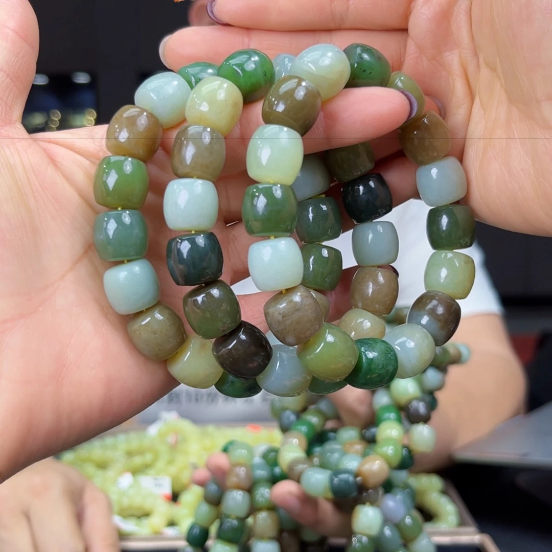 和田玉未镶嵌手串纯天然和田玉多宝手串14多样性发货拍一发一