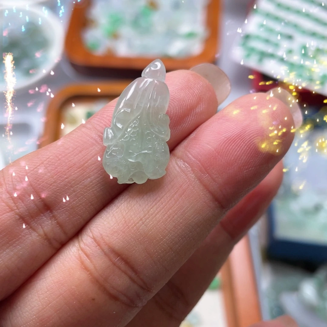 翡翠未镶嵌颈饰56786778