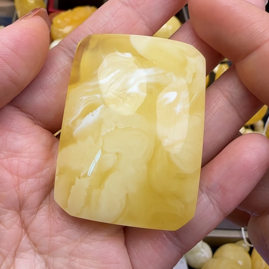 蜜蜡颈饰未镶嵌天然蜜蜡