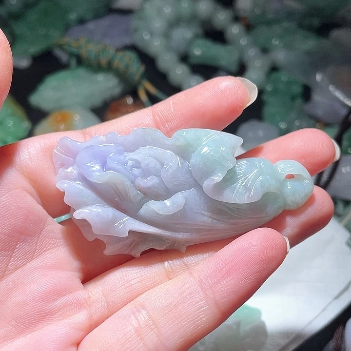 颈饰未镶嵌翡翠活****猫天