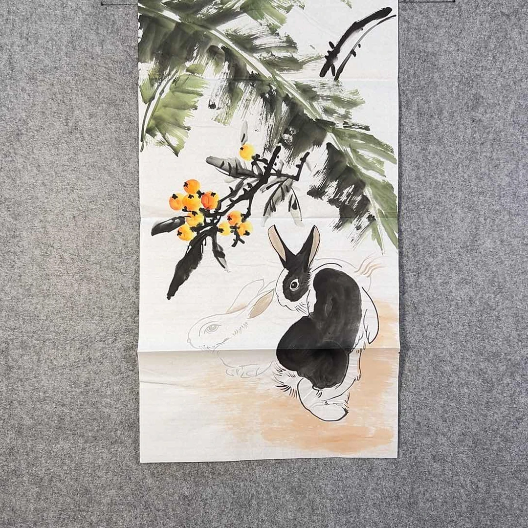 国画284 花鸟在此处飞翔也不太