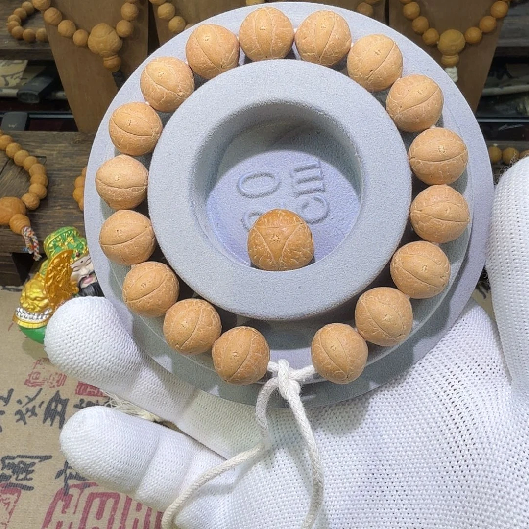手串凤眼菩提玉华大萌眼14mm牛津红