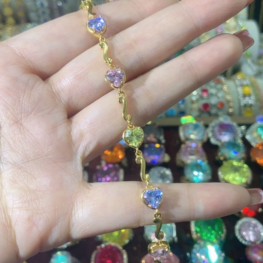 66锆石（处理）手链