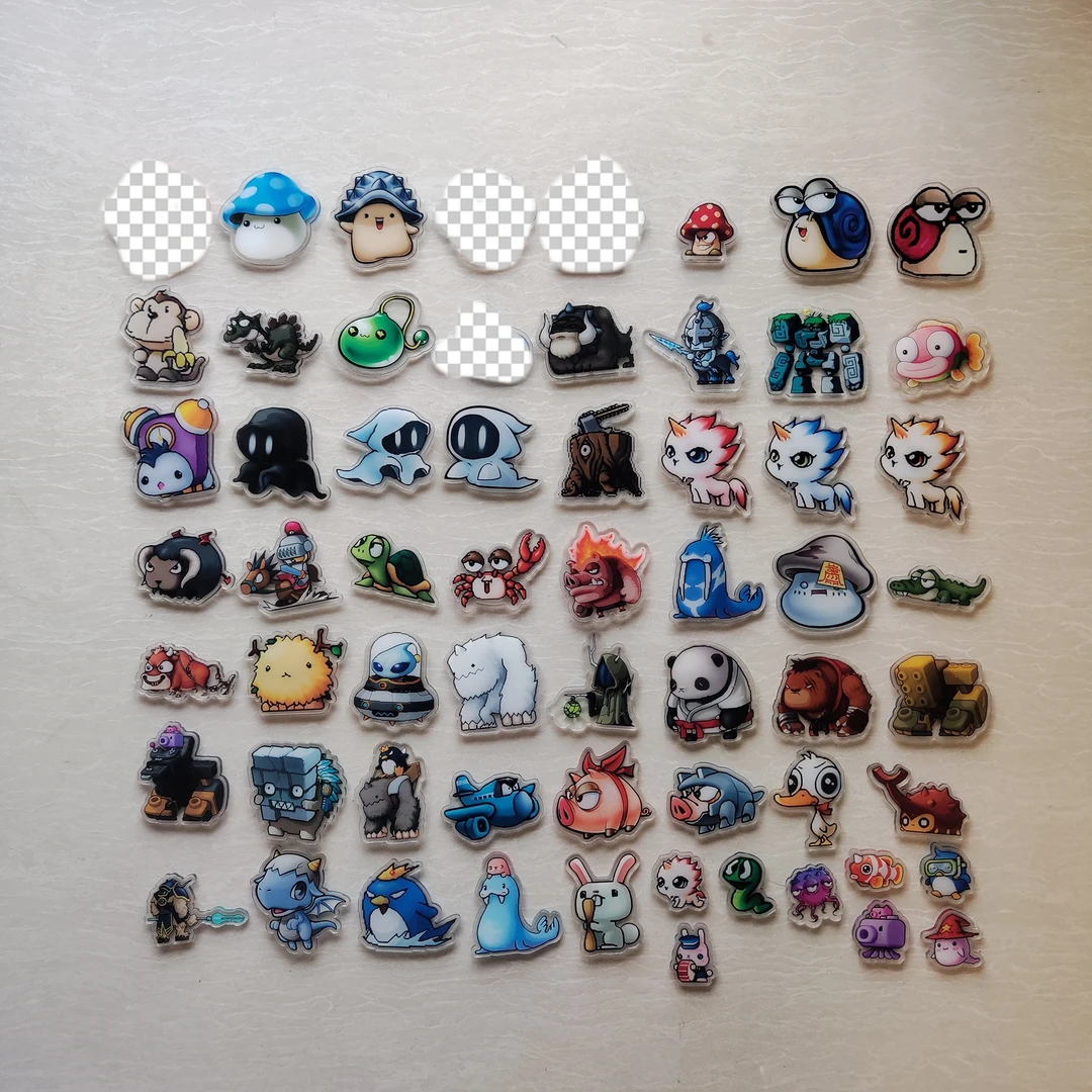 （可自选)冒险岛亚克力冰箱贴