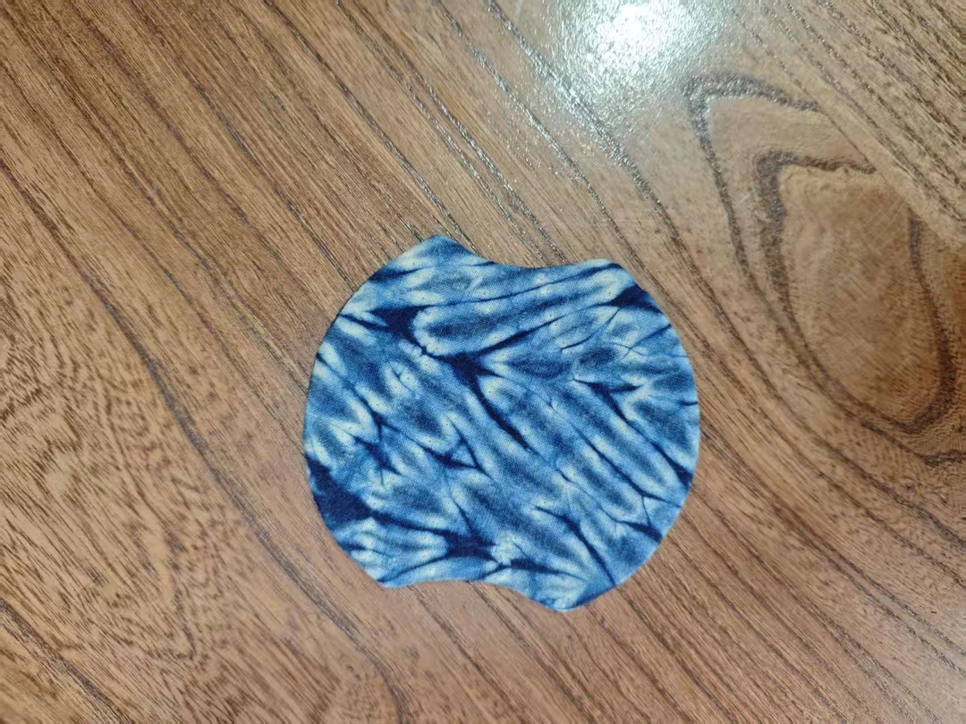 【朴意凡器】布艺扎染弧形杯垫 中 （BY68）