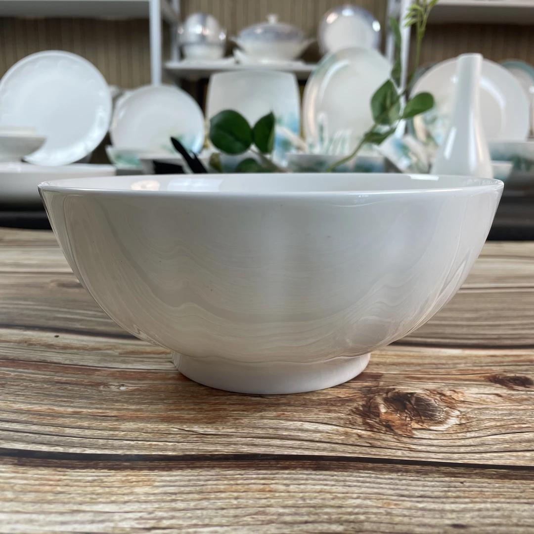 骨瓷手工7英寸南瓜碗