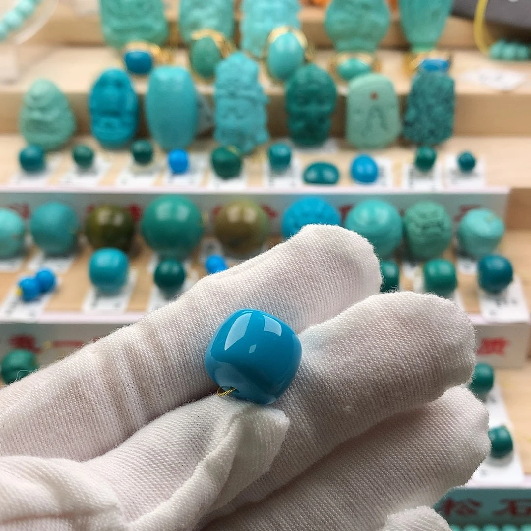 绿松石未镶嵌配饰14-12.8