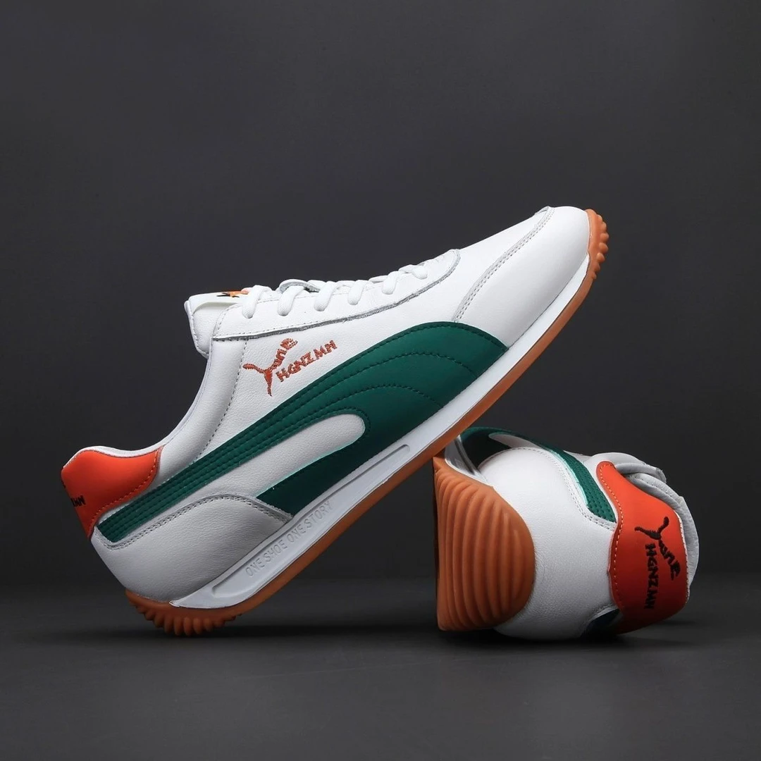 夏季款舒适百搭男鞋时尚真皮阿甘鞋男士透气跑步鞋新款运动休闲鞋