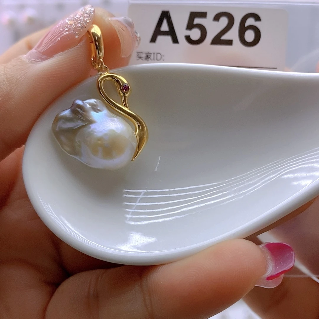 淡水珍珠颈饰银S925镶嵌