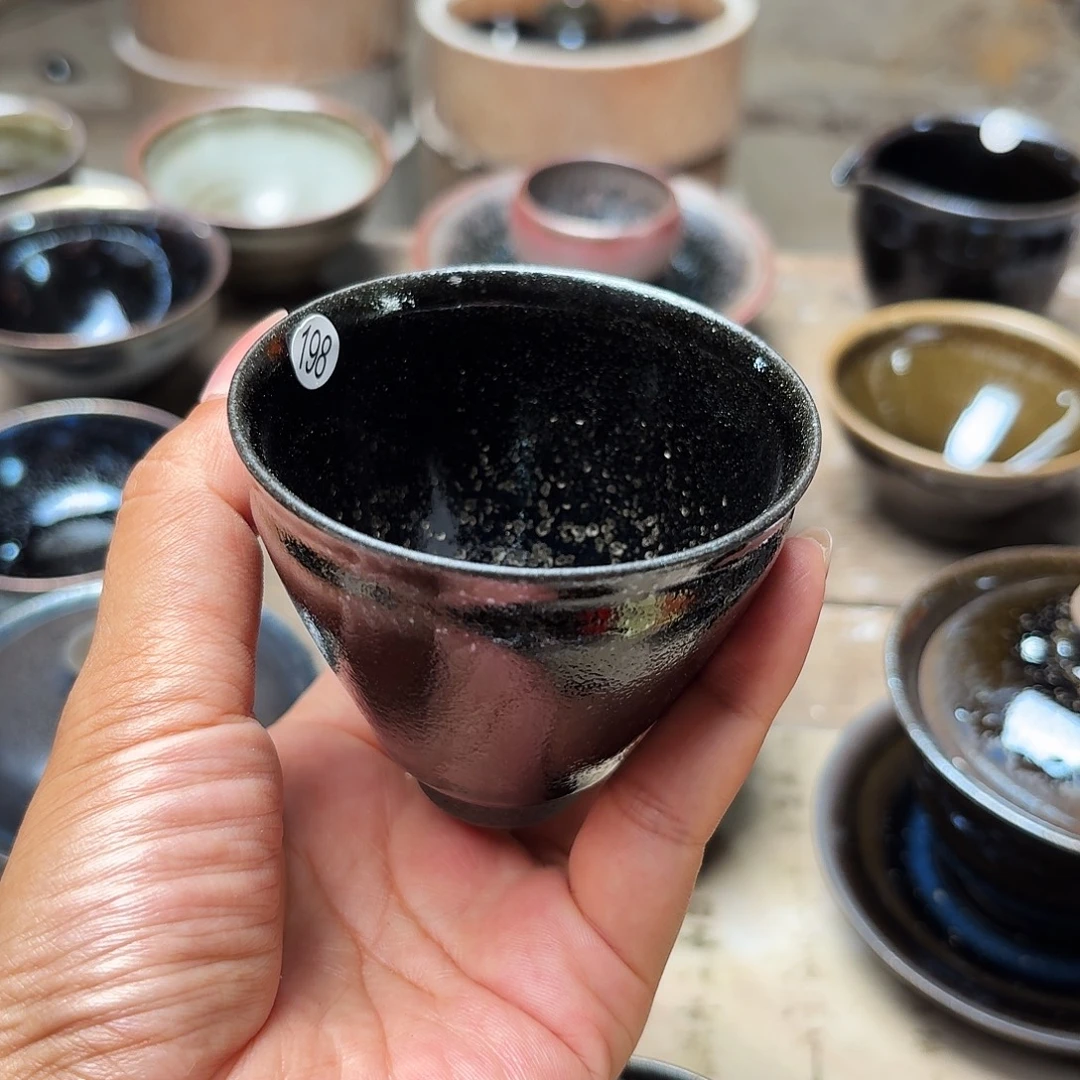 茶盏义兴龙窑建盏198微瑕