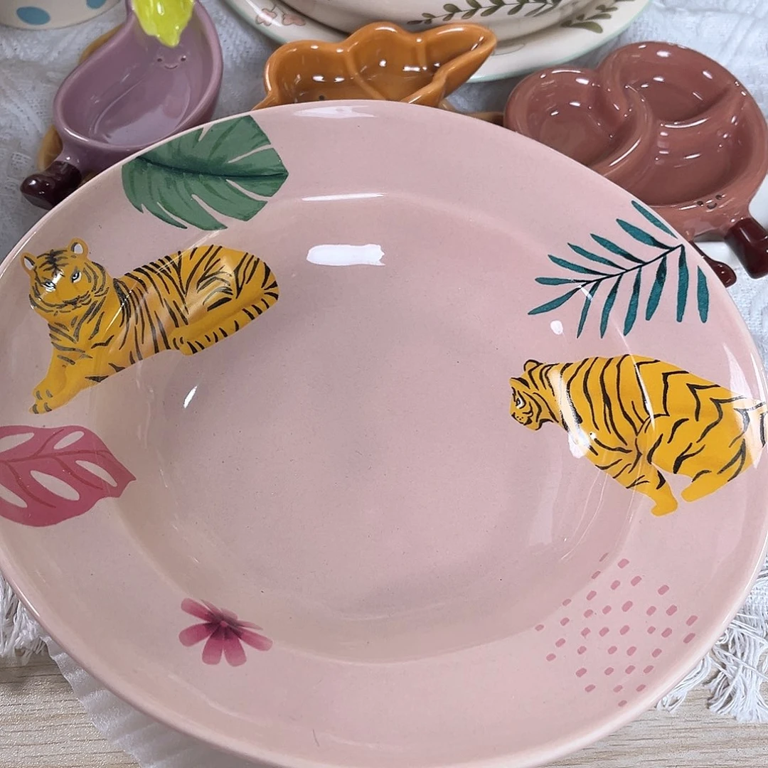 陶瓷西比尔八点五寸葫芦盘