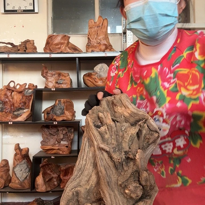 老***友木太行崖柏摆件摆件摆件