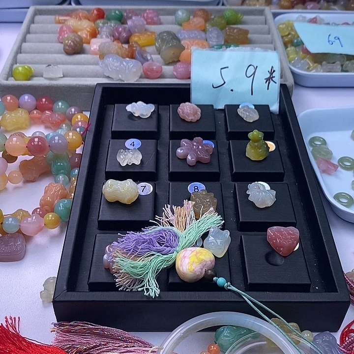 玛瑙/玉髓手串未镶嵌紋