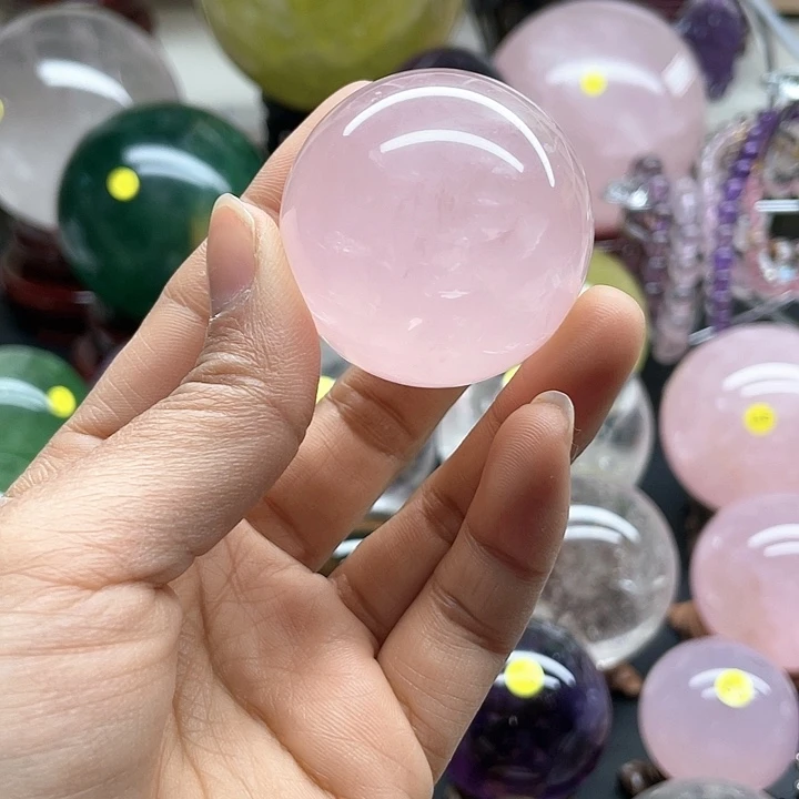 水晶天然水晶球粉粉4.4未镶嵌