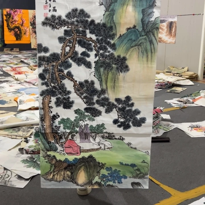 纯手绘画技法与绘画技巧结合