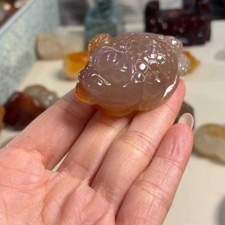 玛瑙/玉髓未镶嵌吊坠(不含链)