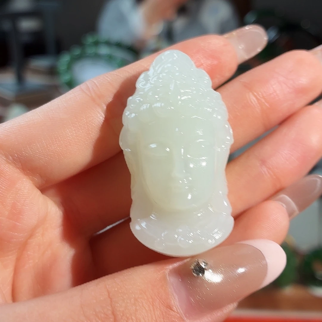 和田玉未镶嵌颈饰T