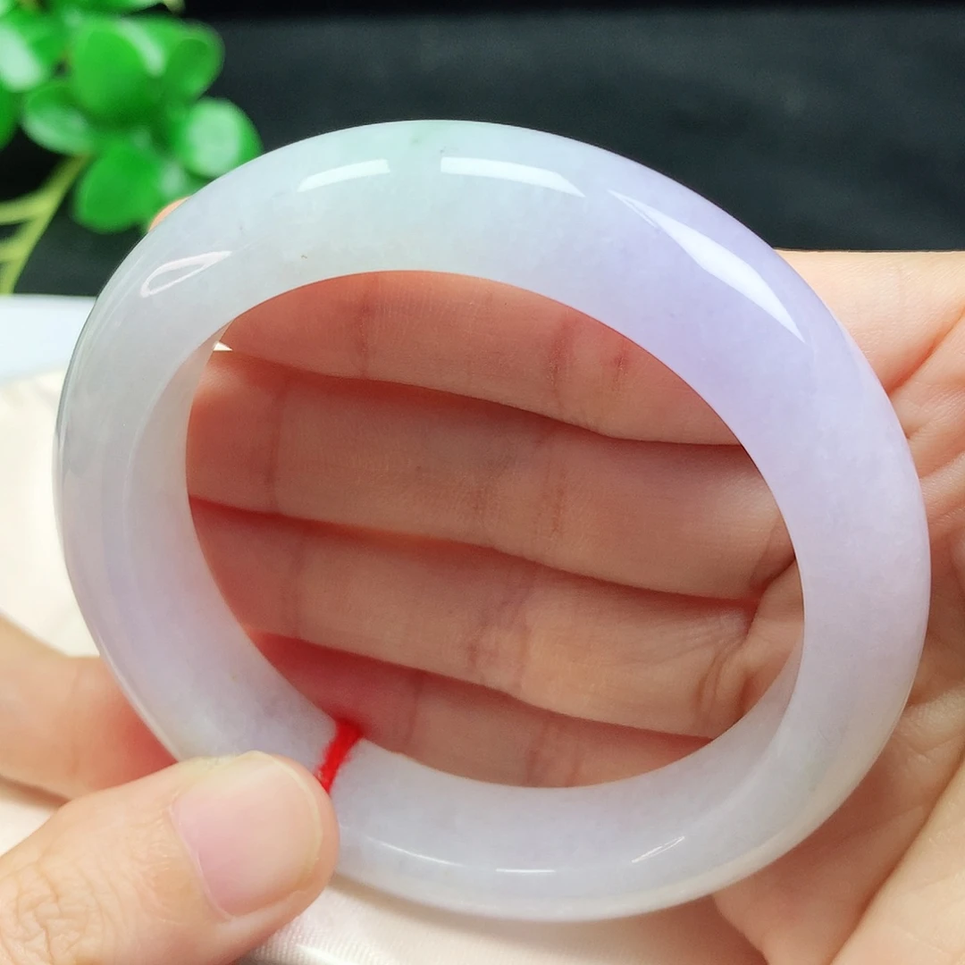 未镶嵌手镯翡翠55.5圈口冰春彩261