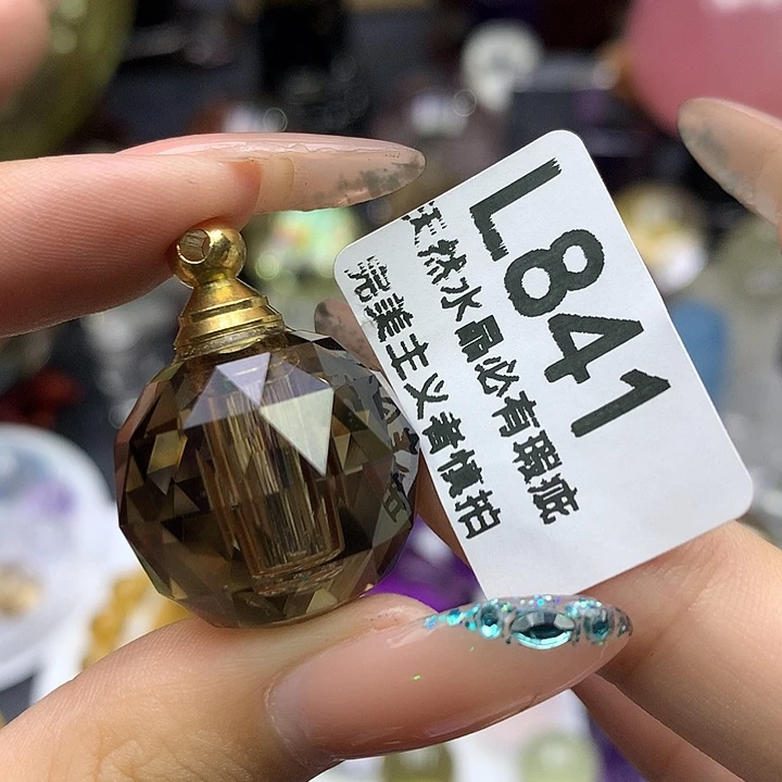 未镶嵌珠宝半成品水晶香水瓶