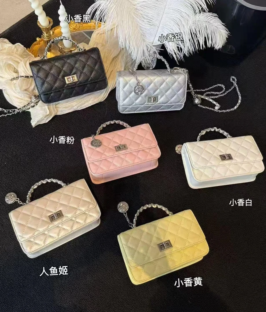 福 Z085--Z119 小香风格子斜挎女包