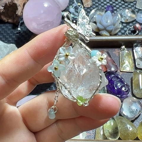 水晶珠宝半成品未镶嵌