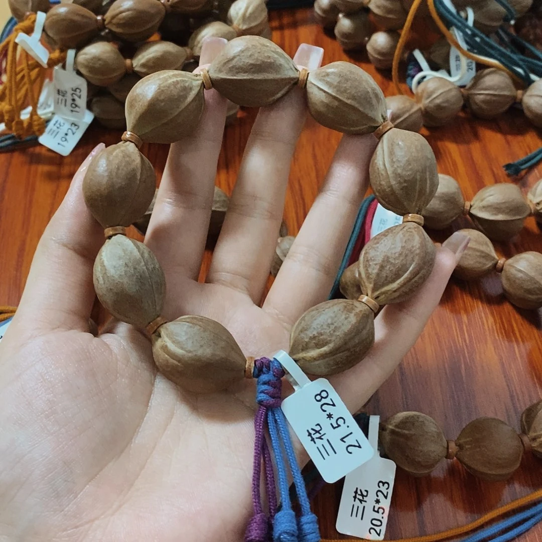 手串橄榄核理**-原生态正宗梅林铁核