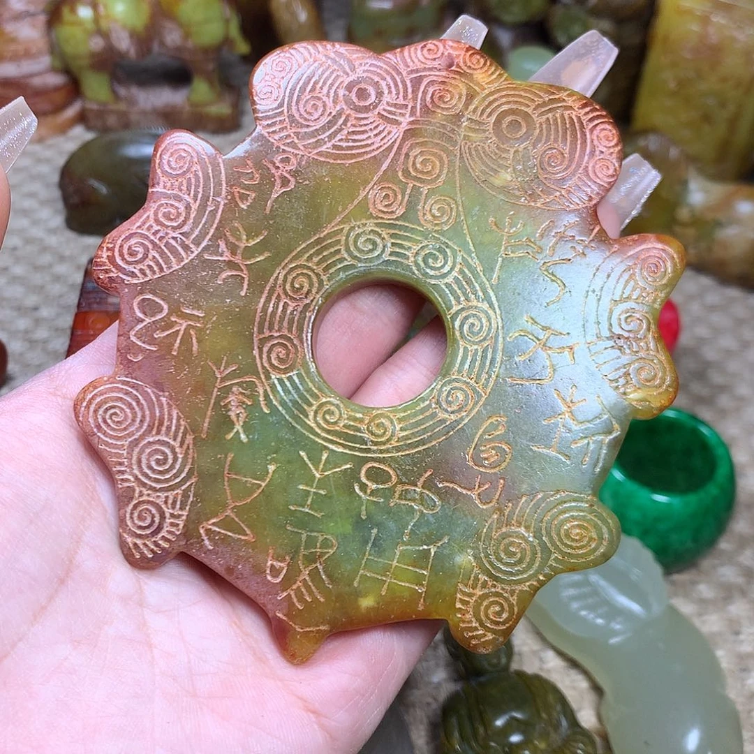 白玉菩提吊坠挂件