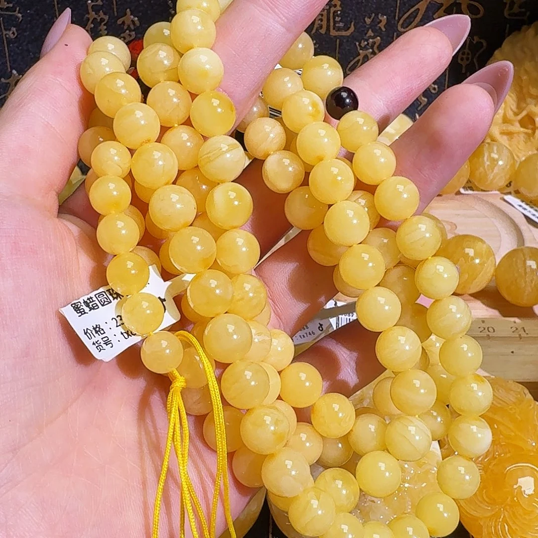 未镶嵌颈饰琥珀tx860佛链大