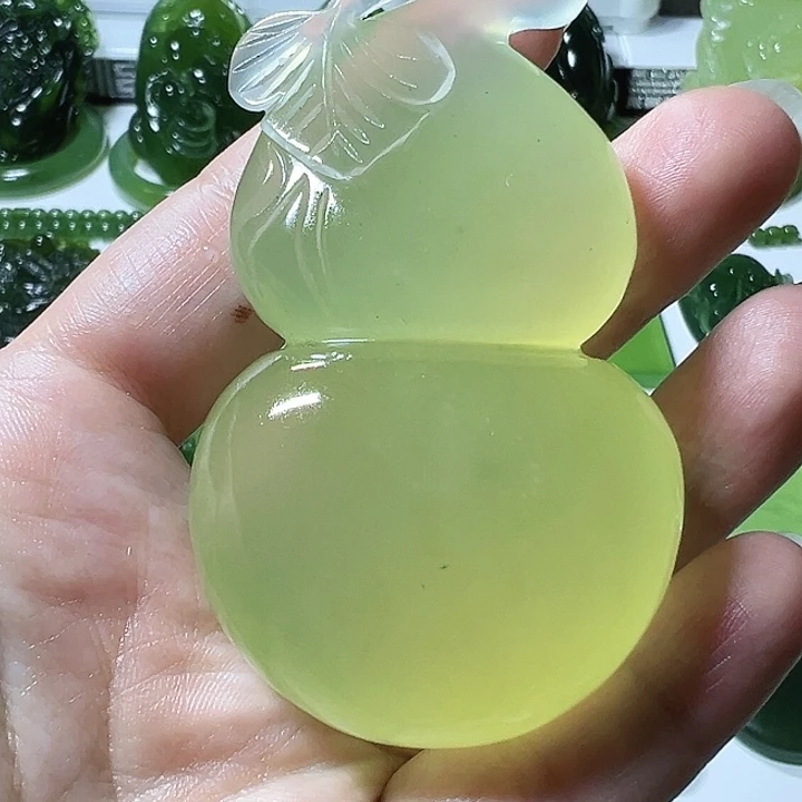 蛇纹石玉未镶嵌手把