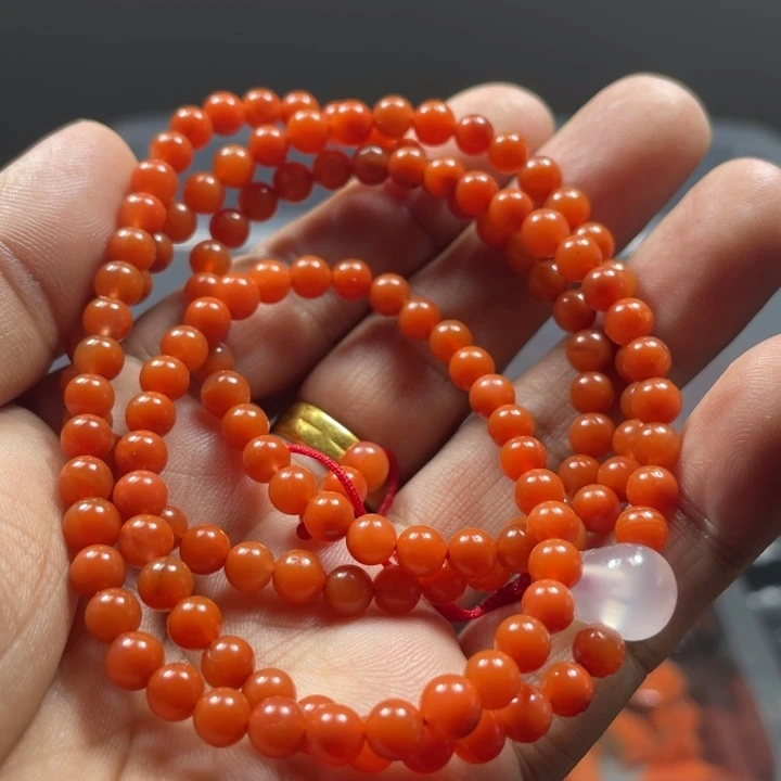 流***歌未镶嵌手链南红玛瑙