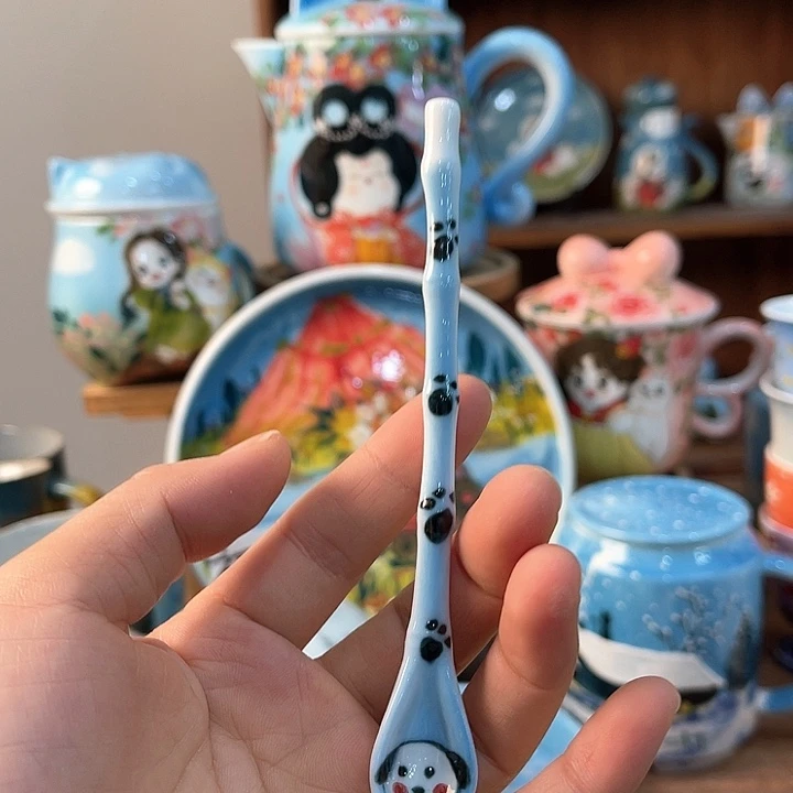 陶景德镇釉下手绘陶瓷