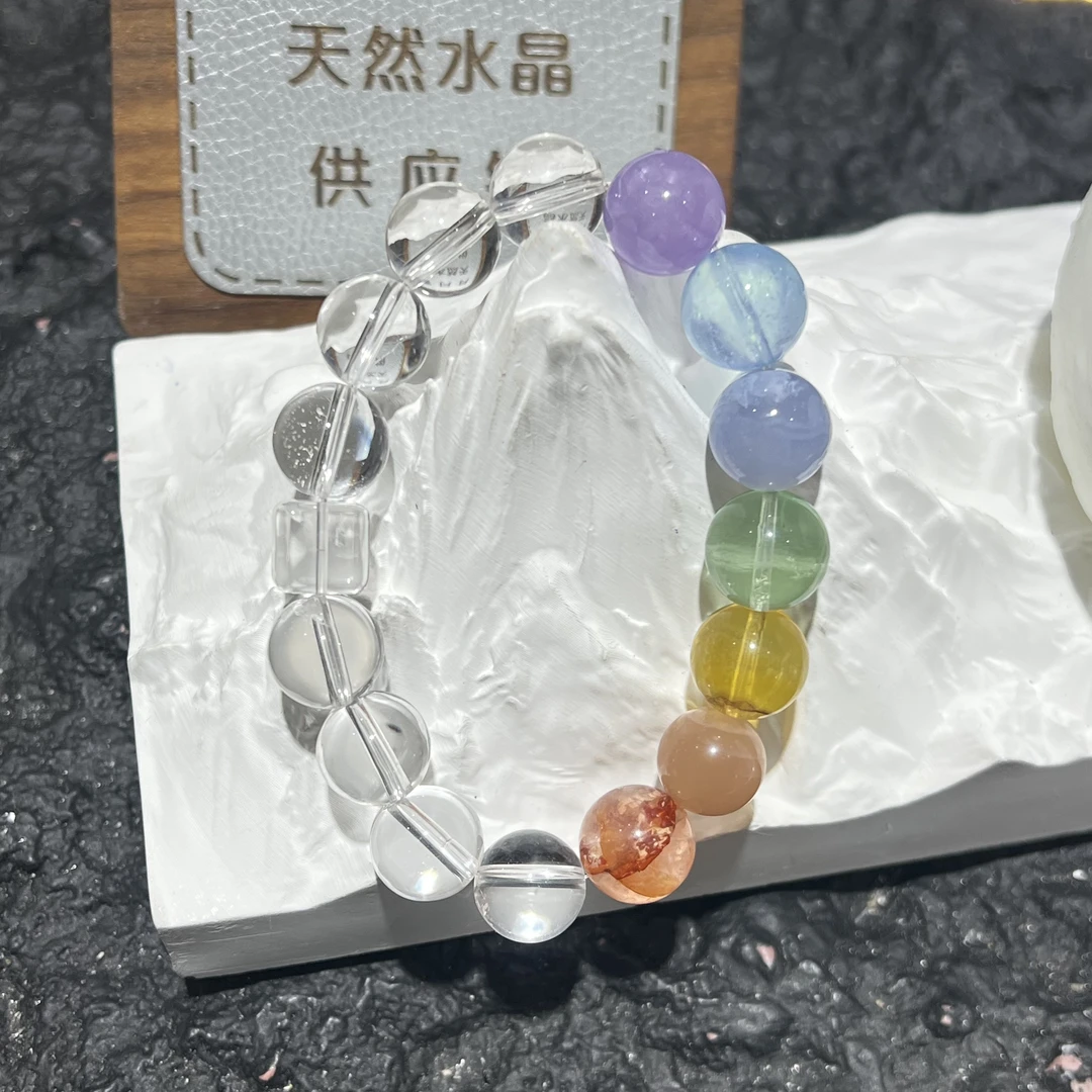 【月月家】BX052【svip私人定制版】天然水晶多宝手串 多样性发其一
