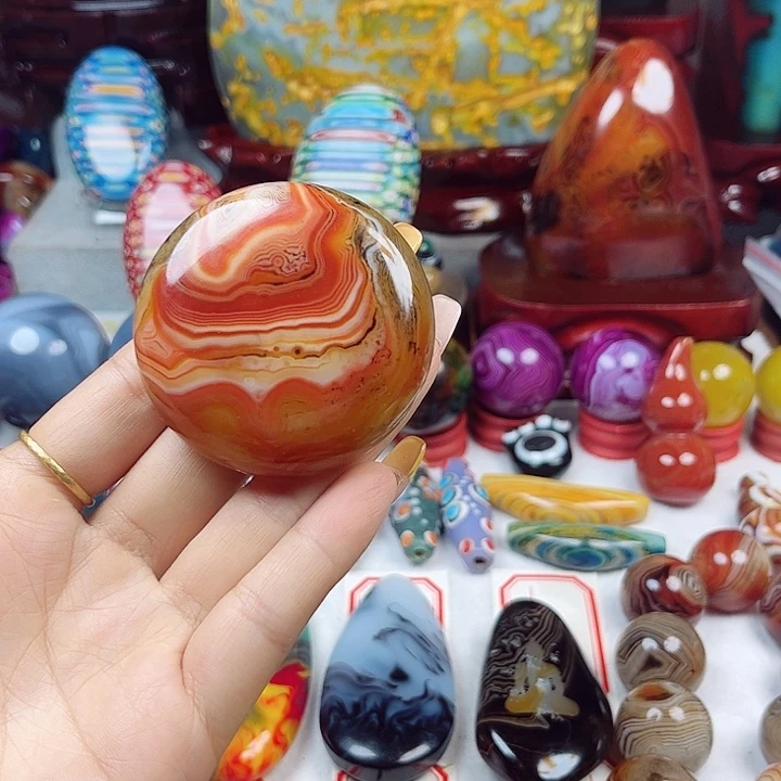 未镶嵌耳饰玛瑙/玉髓