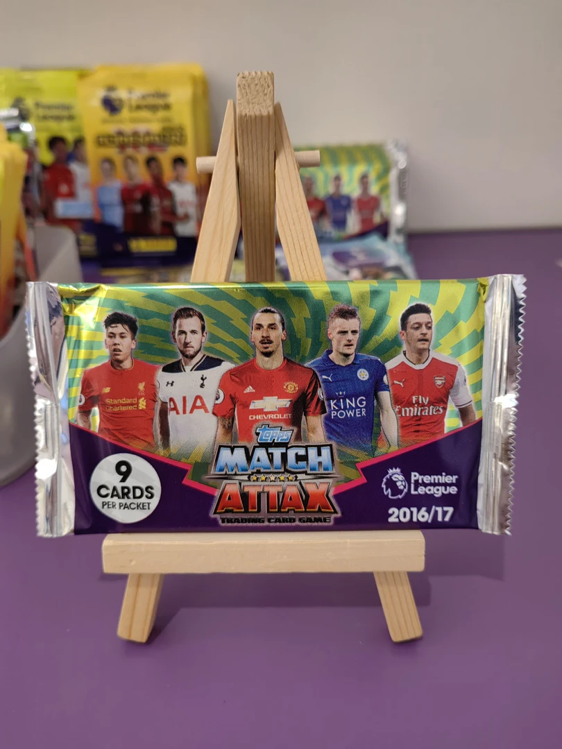 【代拆】topps英超2016/17游戏卡包 加量大包