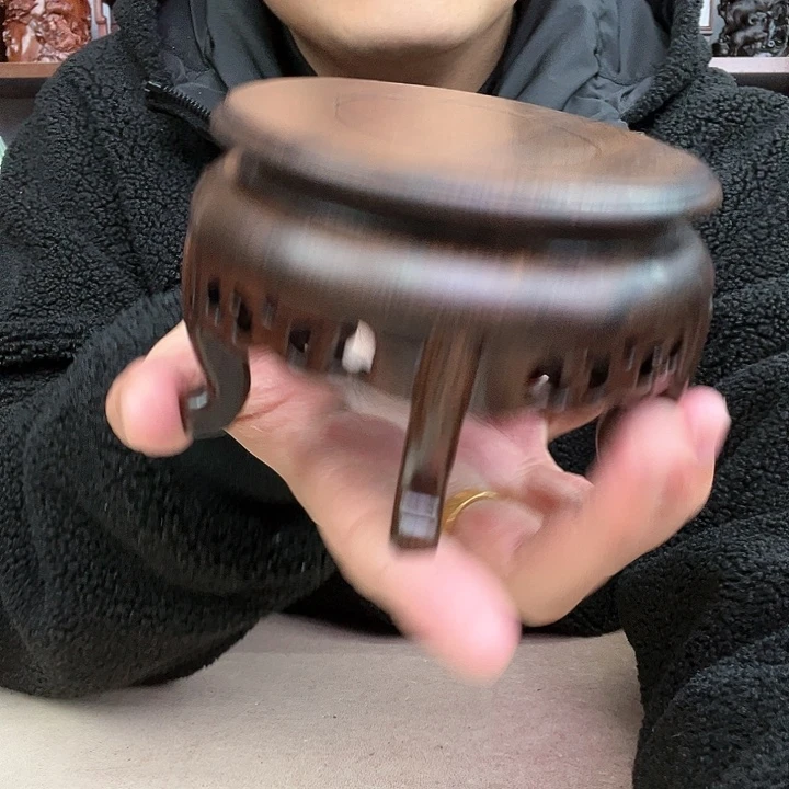 乌木类端景台小李子红木工艺品