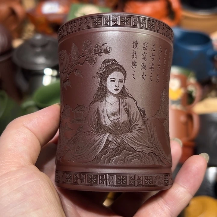 茶杯紫砂宜兴紫砂主人杯